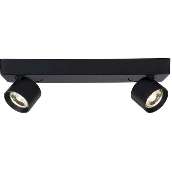 Σποτ Δίφωτο Led Aca Pluto Ra33leds32bk από Αλουμίνιο - Μαύρο image 0