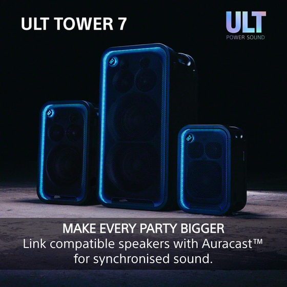 Party Speaker Sony ULT Tower 7 420W - Black image 9