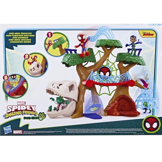 Hasbro Spiderman Marvel Spidey And His Amazing Friends Dino Webs Playset image 3