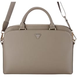Guess Pu Grained Triangle Logo Κάλυμμα για Laptop 15" σε Καφέ χρώμα