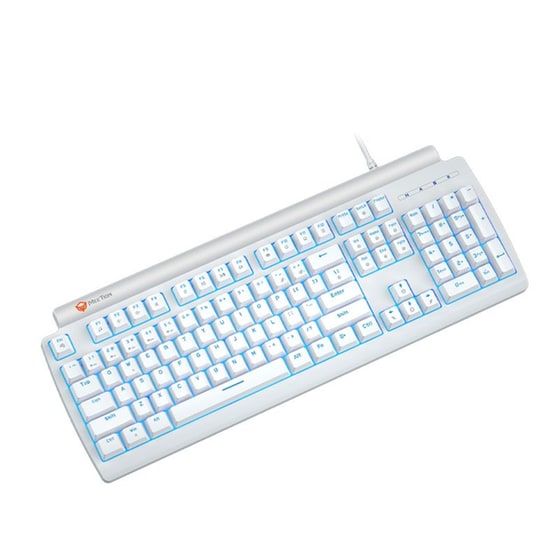 Meetion Mk600rd Gaming Μηχανικό Ενσύρματο Πληκτρολόγιο Λευκό (US) image 1