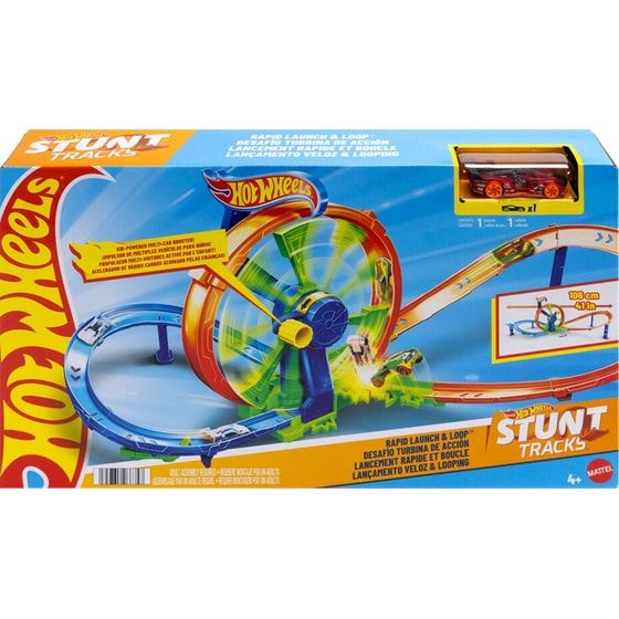 Hot Wheels Stunt Tracks Πίστα Γρήγορη Εκκίνηση με Loop (JBX65) image 0