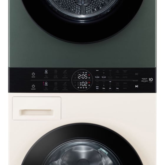 LG WT1210EGF WashTower 12kg/10kg 1.400 Στροφές με WiFi Μπεζ/Πράσινο Πλυντήριο Στεγνωτήριο Ρούχων image 7
