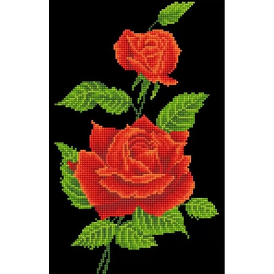 Diamond Dotz Red Rose Corsage 27x42 image 1