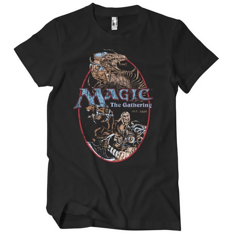 HYBRIS T-shirt Hybris Magic The Gathering Black Knight - Μαύρο