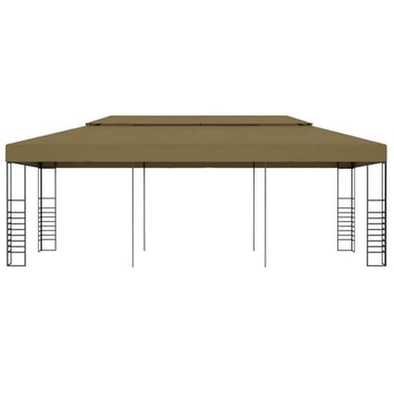 Vidaxl Κιόσκι 6 X 3 X 2,7 Μ. Taupe 180 Γρ/μ² image 2