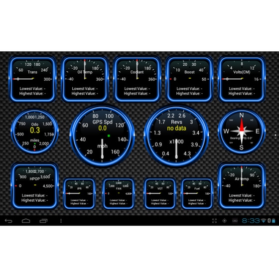 OBD2 Διαγνωστικό Βλαβών Αυτοκινήτου με Bluetooth - Μπλε image 2