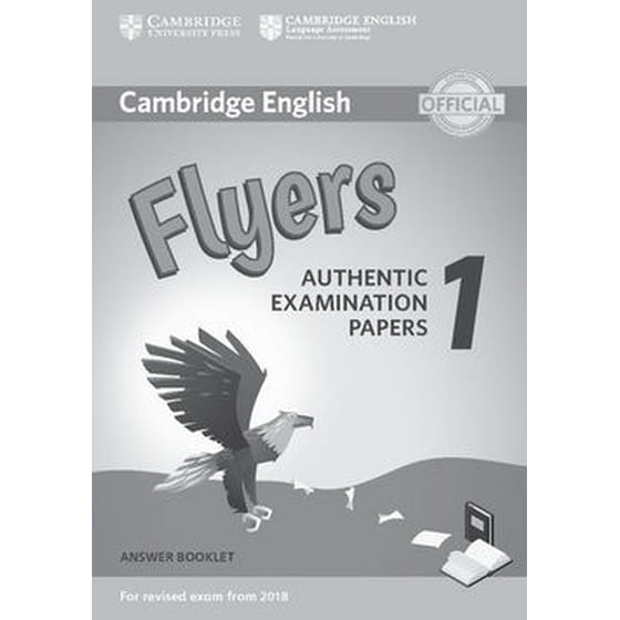 Cambridge English Flyers 1 for Revised Exam from 2018 Answer Booklet (Pre-A1) image 0