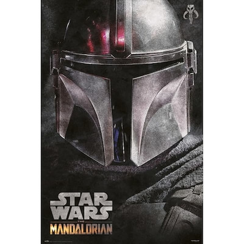 ERIK Αφίσα The Mandalorian Helmet - Star Wars
