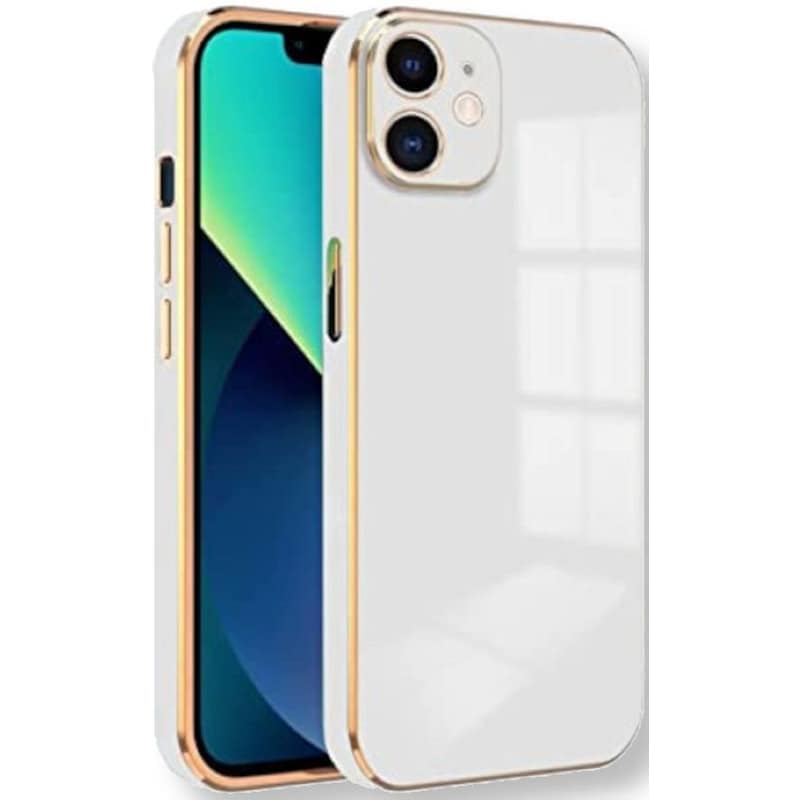 Θήκη Apple iPhone 12 - Bodycell Gold Plated - White