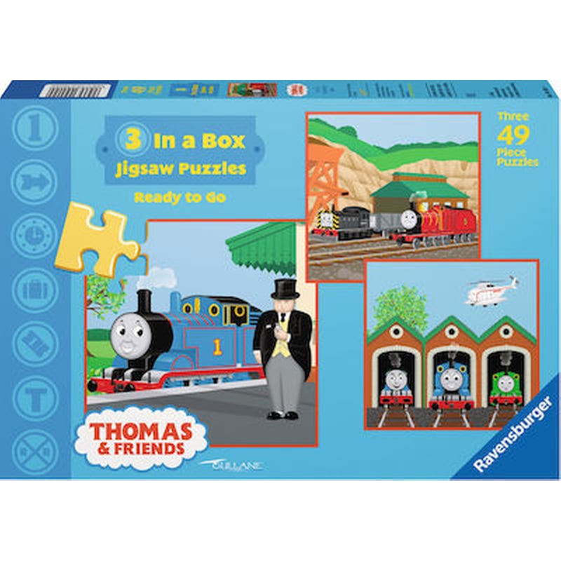 Thomas And Friends Παιδικά 3 Puzzles Των 49 Κομματιών