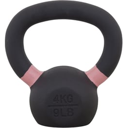 Kettlebell Κλασσικό 4 kg Amila 44680 από Μαντέμι - Μαύρο/ Ροζ