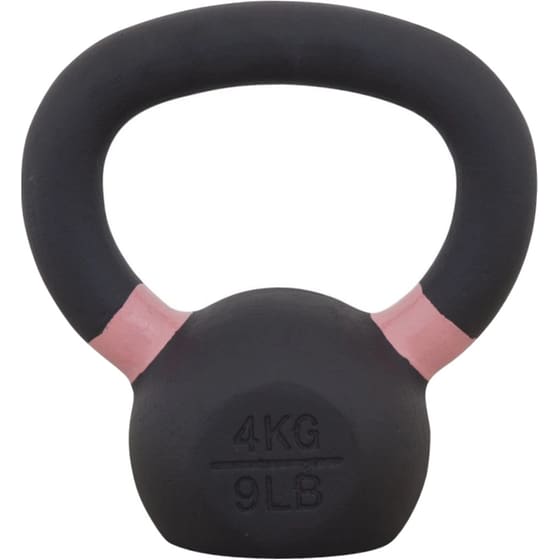 Kettlebell Κλασσικό 4 kg Amila 44680 από Μαντέμι - Μαύρο/ Ροζ image 0