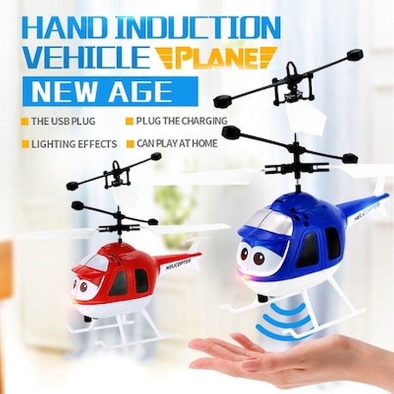 Mini Flyer Ufo Heli Air Plane Ιπτάμενο Ελικοπτεράκι
