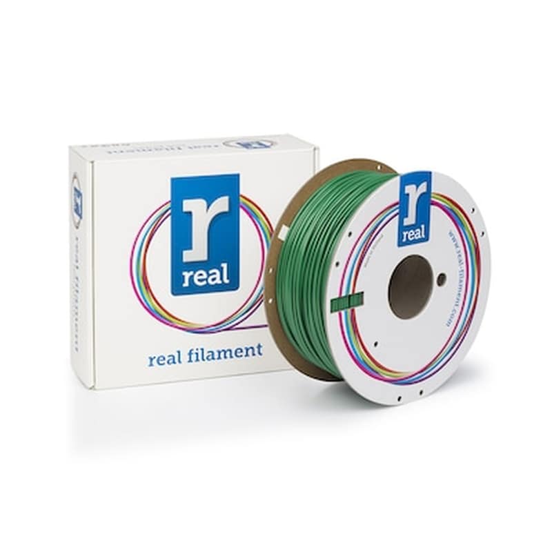 Real Petg 3d Printer Filament - Green - Spool Of 1kg - 2.85mm REAL FILAMENTS