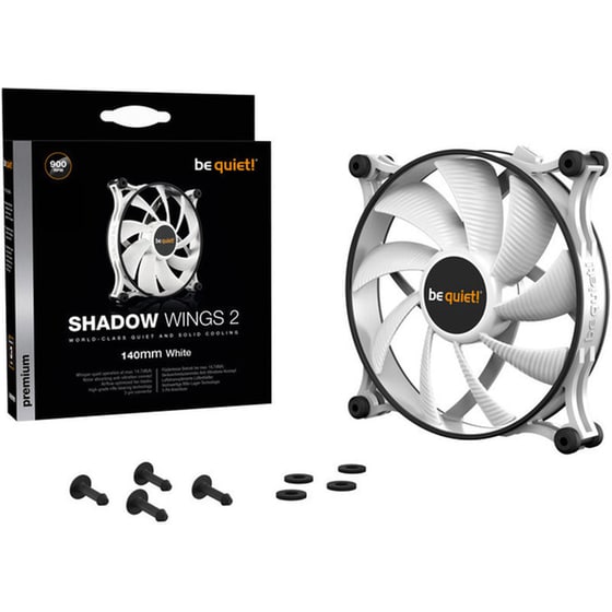 Case Fan BE QUIET! Shadow Wings 2 BL090 140mm - Λευκό image 4