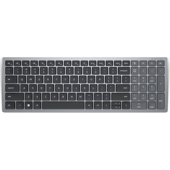 Dell KB740 Ασύρματο Bluetooth Πληκτρολόγιο Γκρι (US) image 0