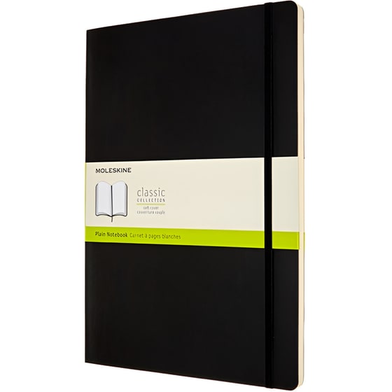 Σημειωματάριο Moleskine Plain A4 Μαύρο (1 Τεμάχιο) image 0