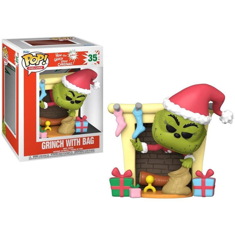 Φιγούρα Funko Pop! Deluxe: How The Grinch Stole Christmas - Grinch With Bag #35