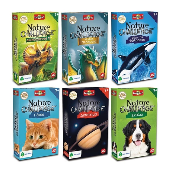 Παιχνίδι Με Κάρτες Nature Challenge Best 1 Επιτραπέζιο (As Company) image 0