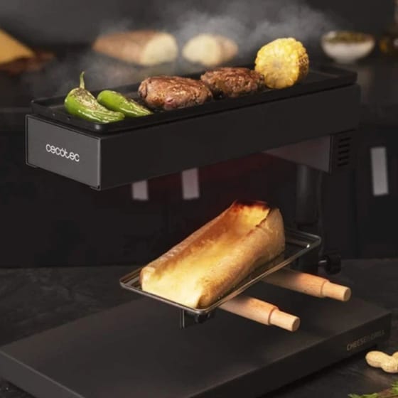 CECOTEC Raclette Cheese&Grill 6000 Black CEC-03081 600 W Μαύρο Ηλεκτρική Ψησταριά image 1