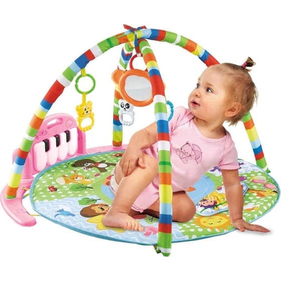 Moni Cangaroo Βρεφικό Γυμναστήριο Δραστηριοτήτων Baby Piano Girl image 3