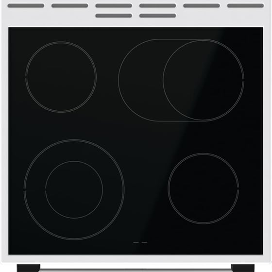 GORENJE GECS6C70WPA 71 lt Λευκό Ηλεκτρική Κουζίνα Κεραμική image 3