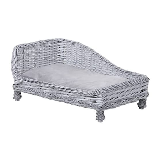 Πλεκτό Κρεβάτι Γάτας 69 X 42 X 33 Cm Χρώματος Γκρι Pawhut D04-127gy image 0