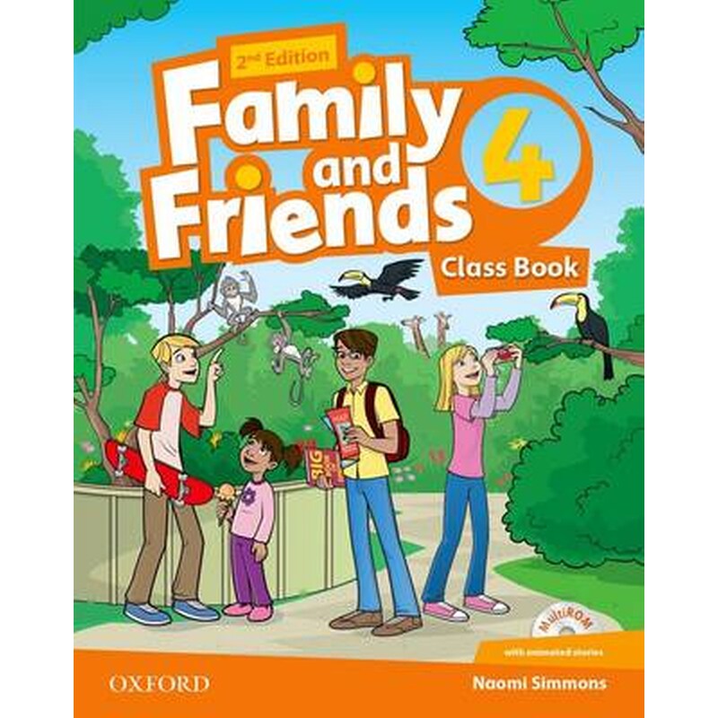 Family and Friends- Level 4- Class Book and multiROM Pack