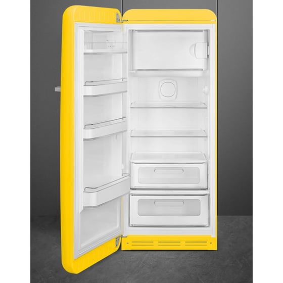 SMEG FAB28LYW5 270 Lt Κίτρινο Μονόπορτο Ψυγείο image 1