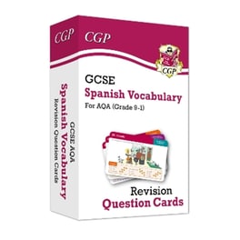 GCSE AQA Spanish: Vocabulary Revision Question Cards (For exams in 2025)