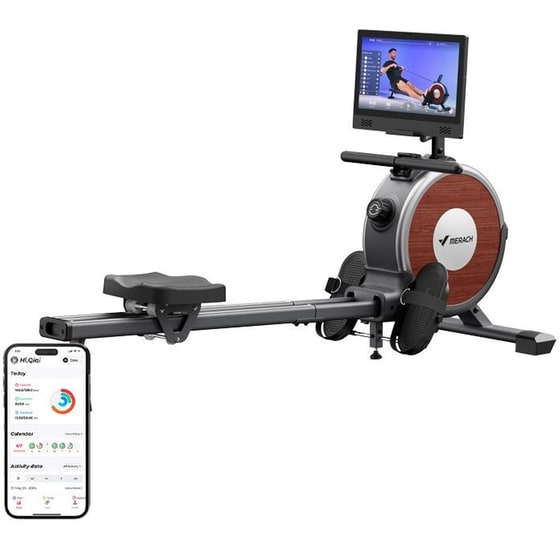 MERACH MR-R02B10 Κωπηλατική για Χρήστες έως 158 kg Μαύρο image 7