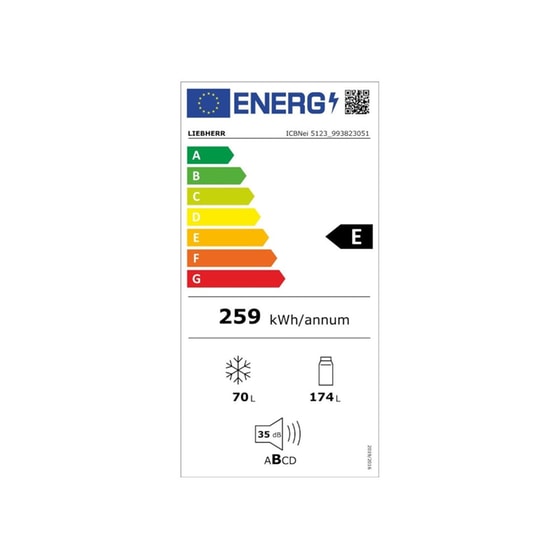 Εντοιχιζόμενος Ψυγειοκαταψύκτης Liebherr ICBNei 5123 Plus BioFresh NoFrost image 3