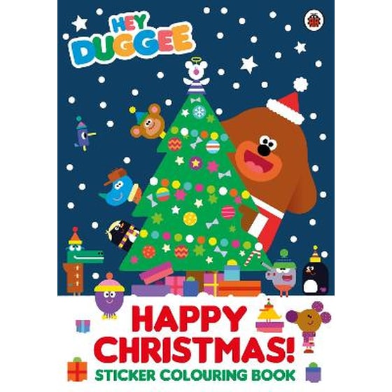 Hey Duggee- Happy Christmas! Sticker Colouring Book image 0