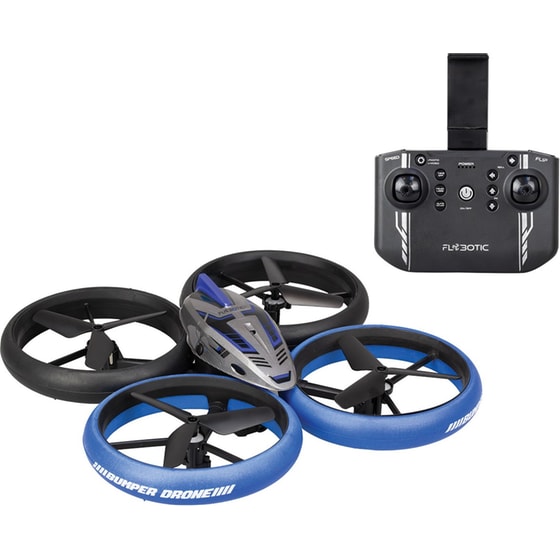 Τηλεκατευθυνόμενο Drone Silverlit Flybotic Bumper Drone - Μπλε image 1