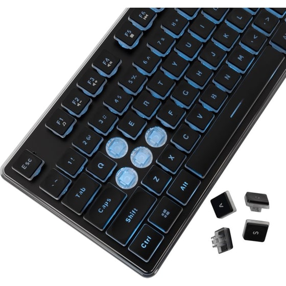 White Shark Tachi Gaming Μηχανικό Ενσύρματο Πληκτρολόγιο Μαύρο (US) image 3