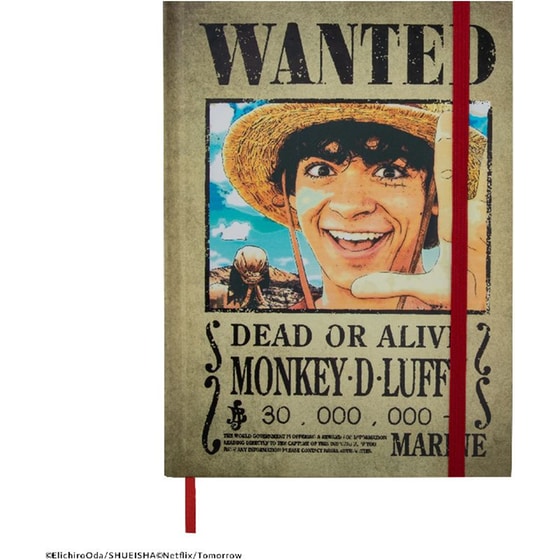 Σημειωματάριο Cinereplicas A5 One Piece Wanted Posters Hardcover image 0