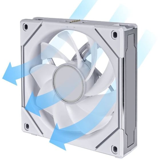 Case Fan Lian Li Uni Fan SL Infinity Reverse Blade 120mm ARGB - Λευκό (UF-RSLIN120-1W) image 5