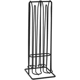Βάση για Κάψουλες Καφέ Spitishop Μεταλλική 12x10x29 cm - Μαύρη