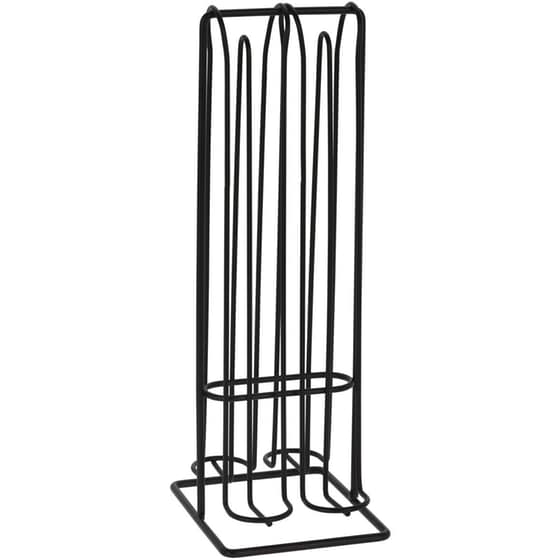 Βάση για Κάψουλες Καφέ Spitishop Μεταλλική 12x10x29 cm - Μαύρη image 0