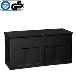 Italy Πλαστικό Μπαούλο 119x46x60cm 320lt 6.8kg Multibox Trend Black