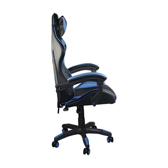 Καρέκλα Gaming Συνθετικό Δέρμα Woodwell BF7850 - Μπλε/Μαύρη image 1