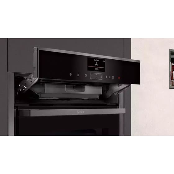 Εντοιχιζόμενος Φούρνος Ατμού NEFF C17FS22G1 47 Lt 60 x 45 Μαύρο image 2
