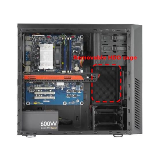 Cooler Master Silencio 550 Matte (RC-550M-KKN1) - Κουτί υπολογιστή image 4