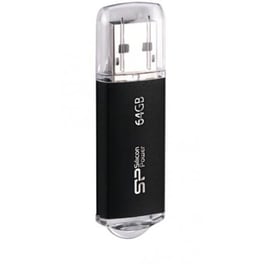 Silicon Power Ultima II-I 64 GB USB 2.0 Flash - Μαύρο