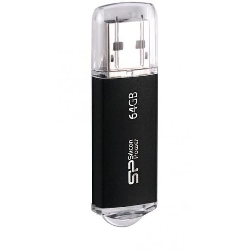 Silicon Power Ultima II-I 64 GB USB 2.0 Flash - Μαύρο