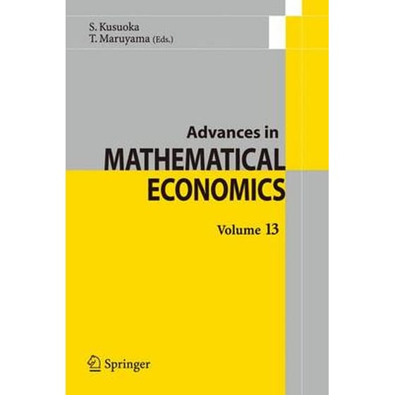 Advances in Mathematical Economics Volume 13 image 0