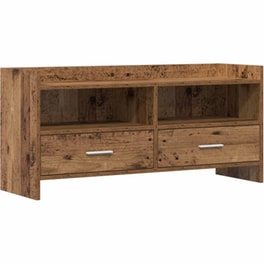 Έπιπλο Τηλεόρασης VidaXL 100 x 33 x 47 cm - Παλαιωμένο Ξύλο