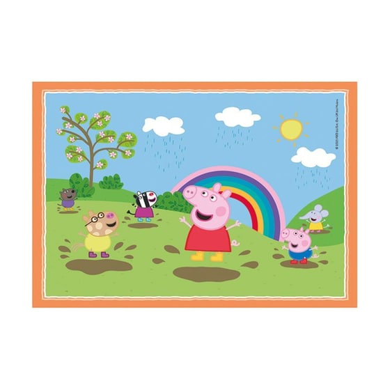 Παιδικό Παζλ Clementoni 4 In 1 Supercolor Peppa Pig (72 Κομμάτια) image 2