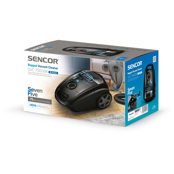 Ηλεκτρική Σκούπα SENCOR SVC 7500BK 750 W με Σακούλα 3.5 lt Μαύρο image 21